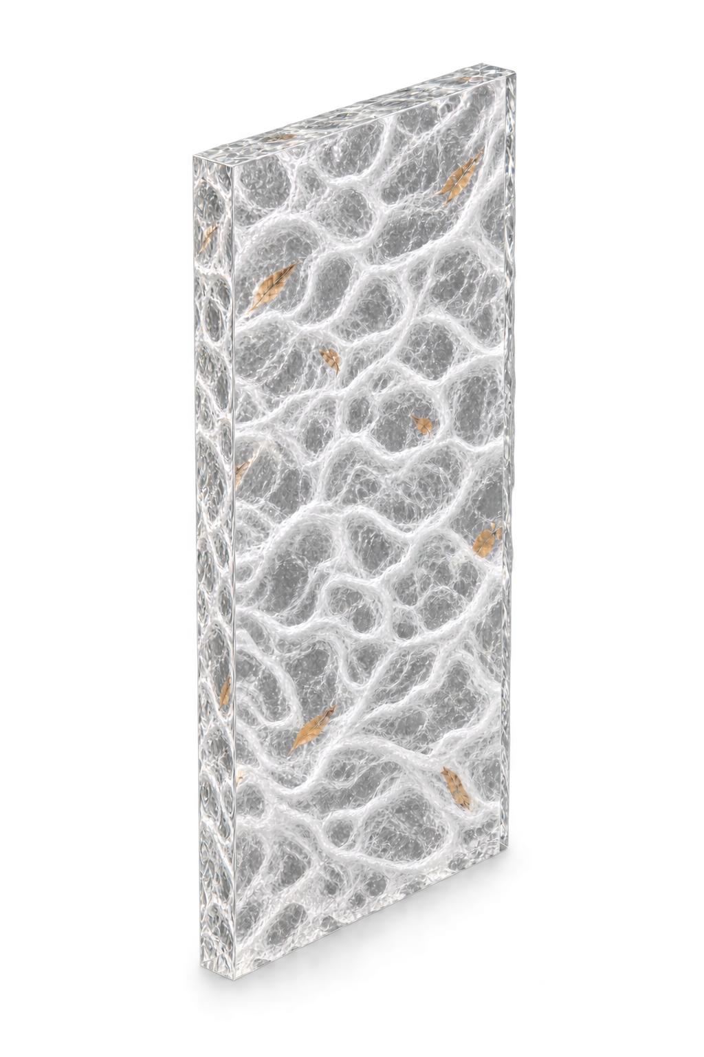 Stone acrylic material panel with marble-like texture