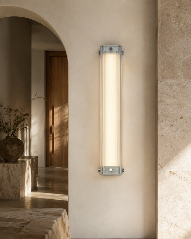 Linea Prism Wall Light hallway setting