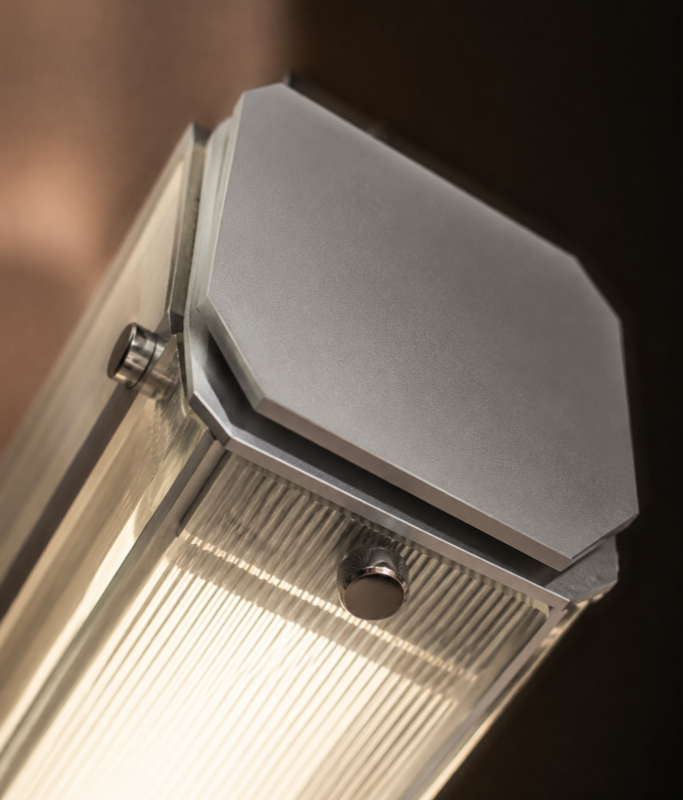 Aluminium frame detail