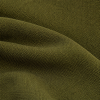 Macro view of the olive woven lampshade fabric