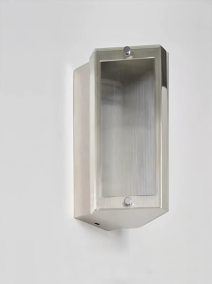 Front product view of the Lumen Vault Wall Light