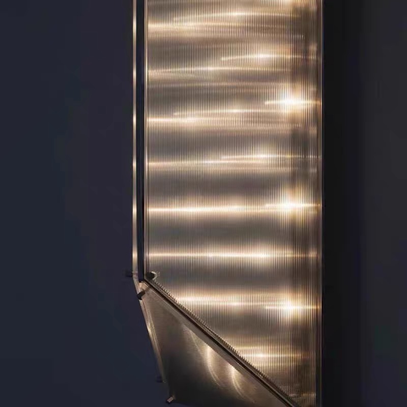 Close-up of the Aurora Lattice Wall Light