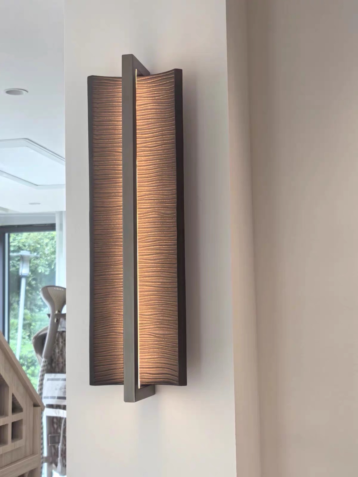 Aurelia Wave Wall Light in a home interior
