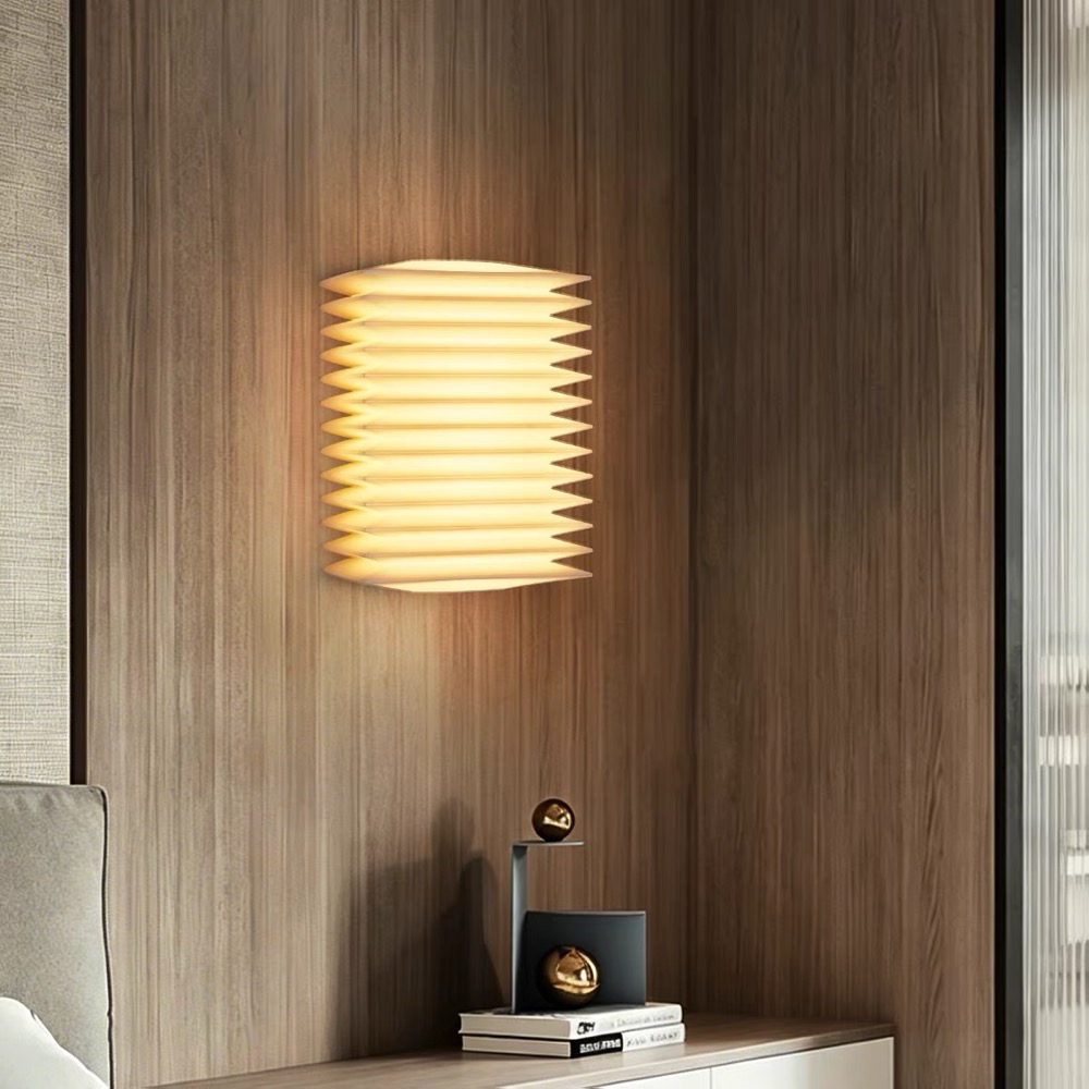 LumaFold wall light in a refined modern interior