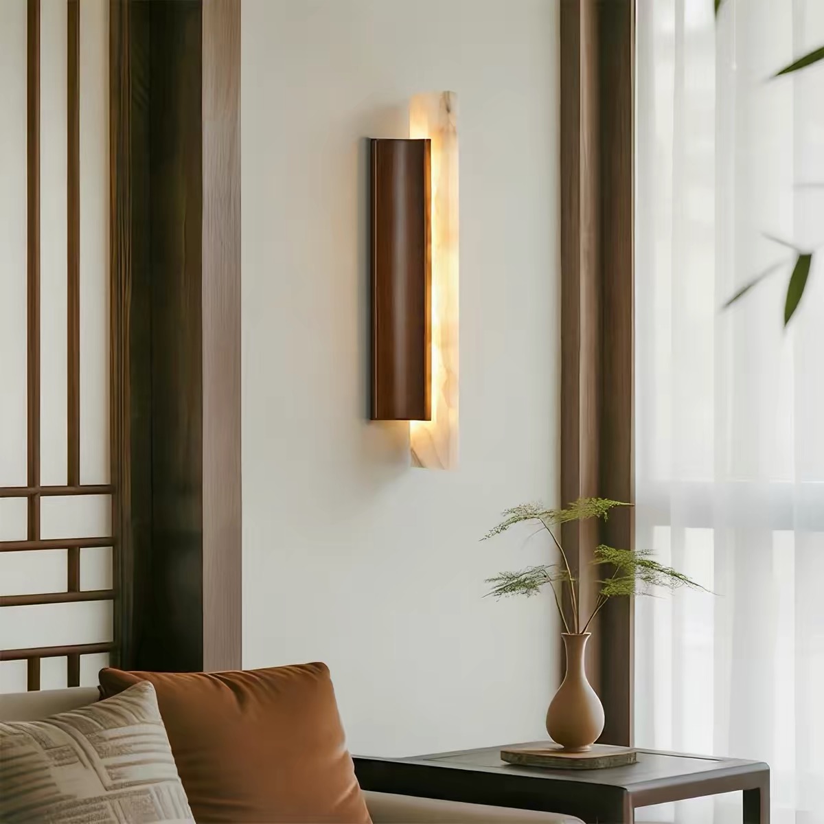 Cloudstone Halo Wall Light, detail view