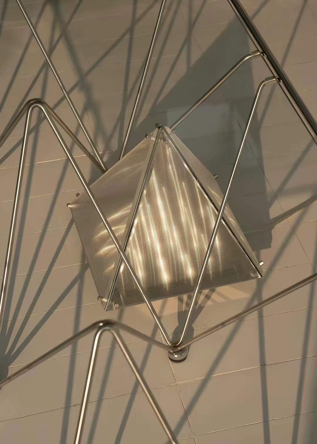 Fragment floor lamp in a real home