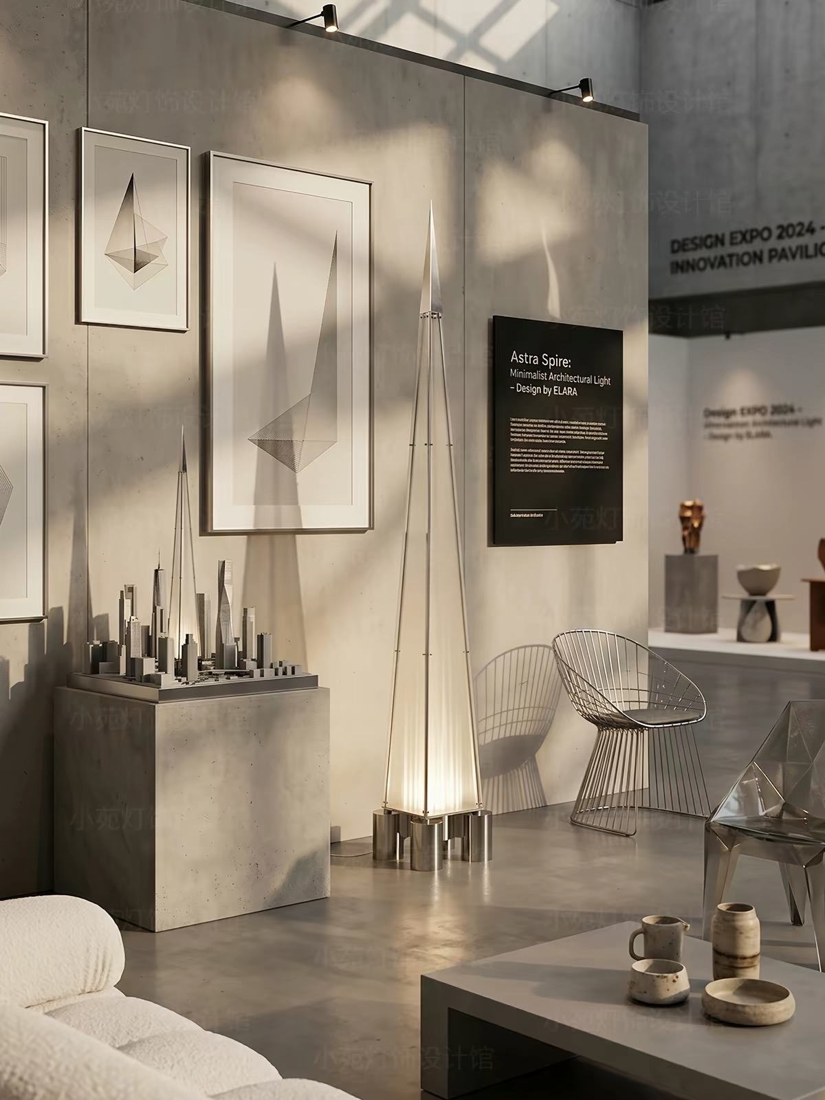 Fragment floor lamp lifestyle view