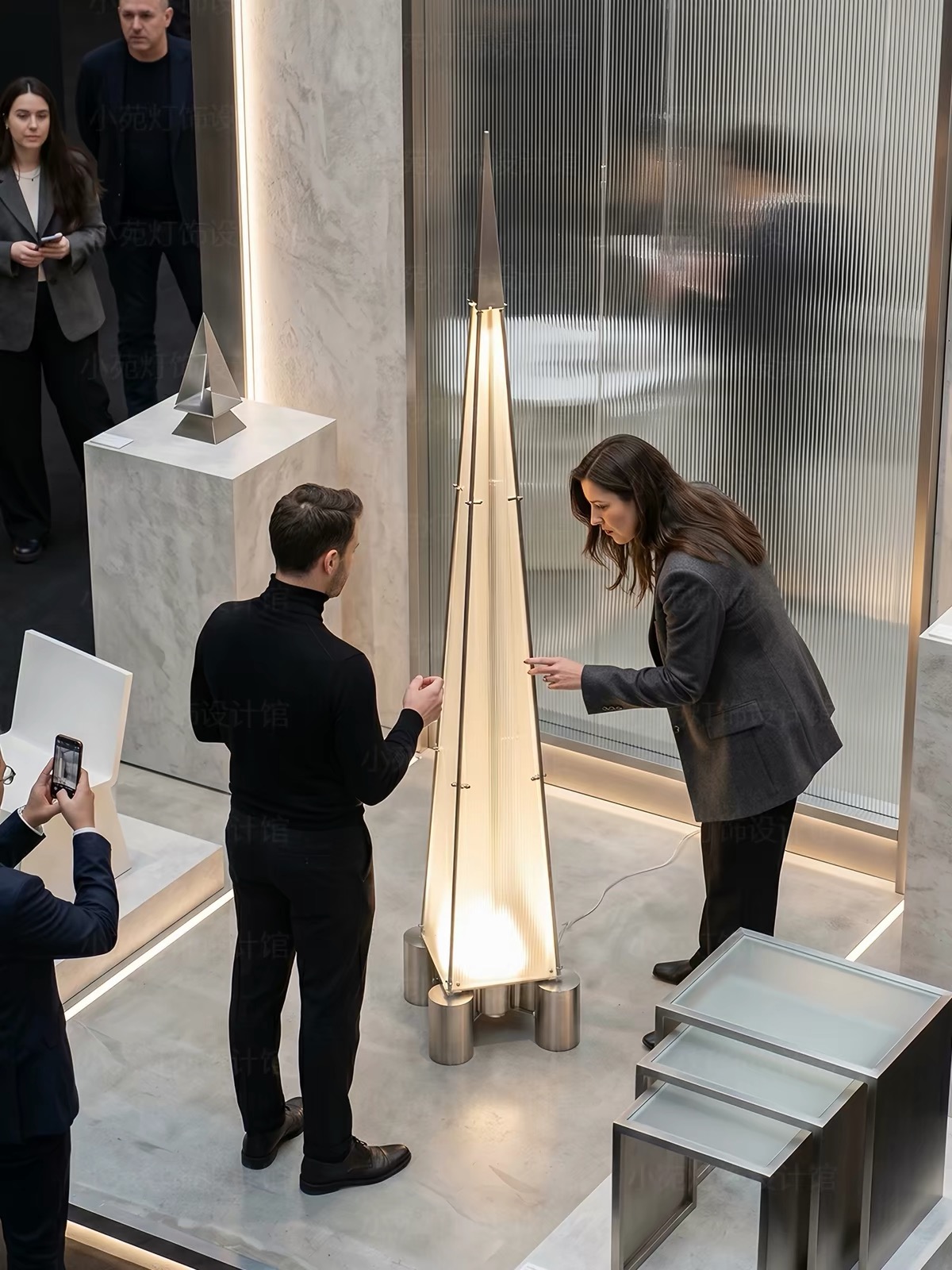 Fragment Prism Floor Lamp architectural view
