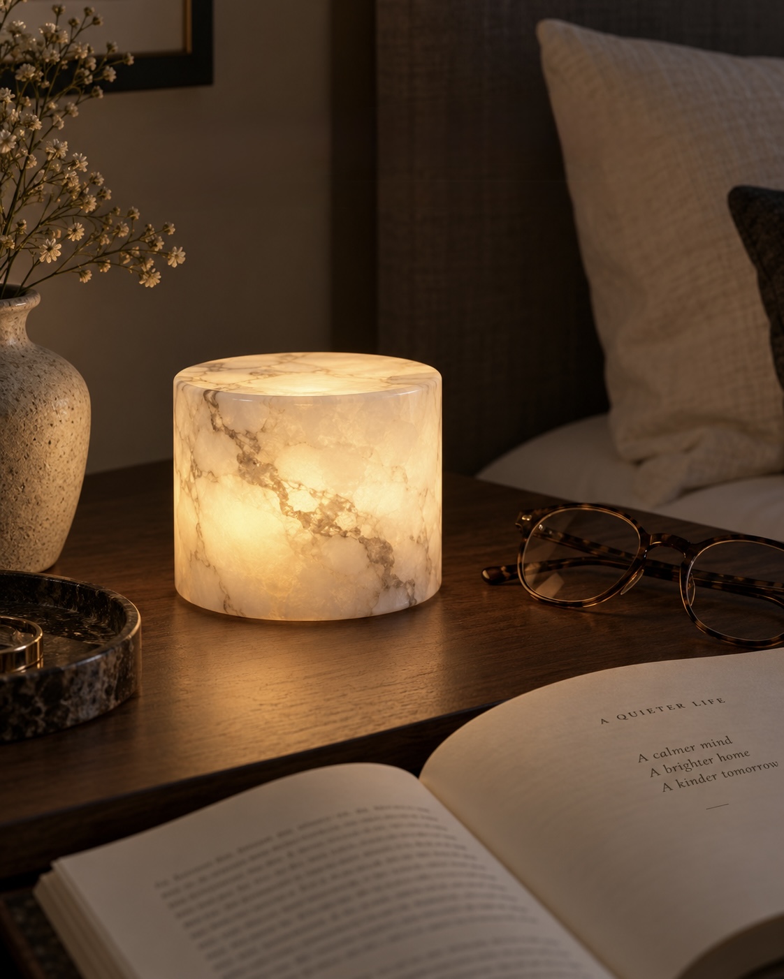 Nube Spanish Marble Touch Lamp product display