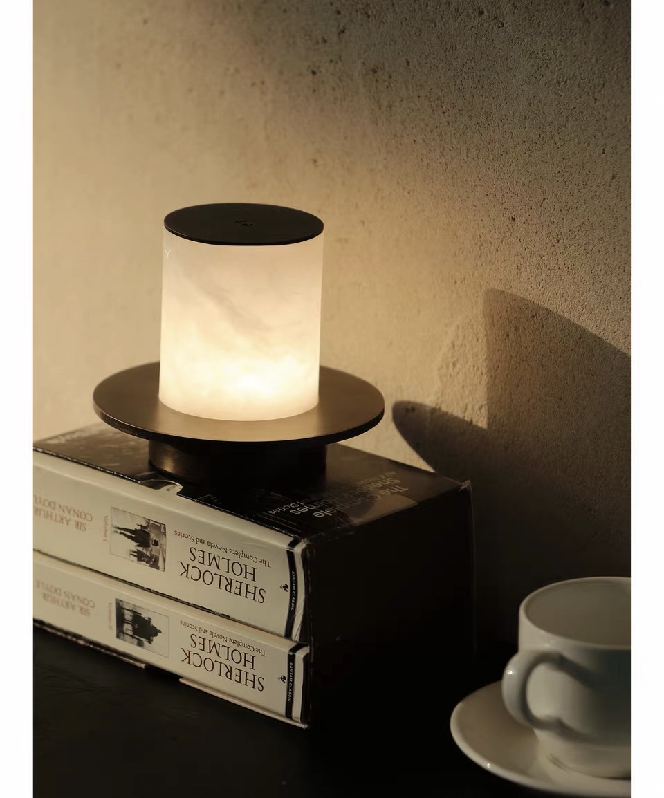Halo Veil lamp in a quiet reading corner