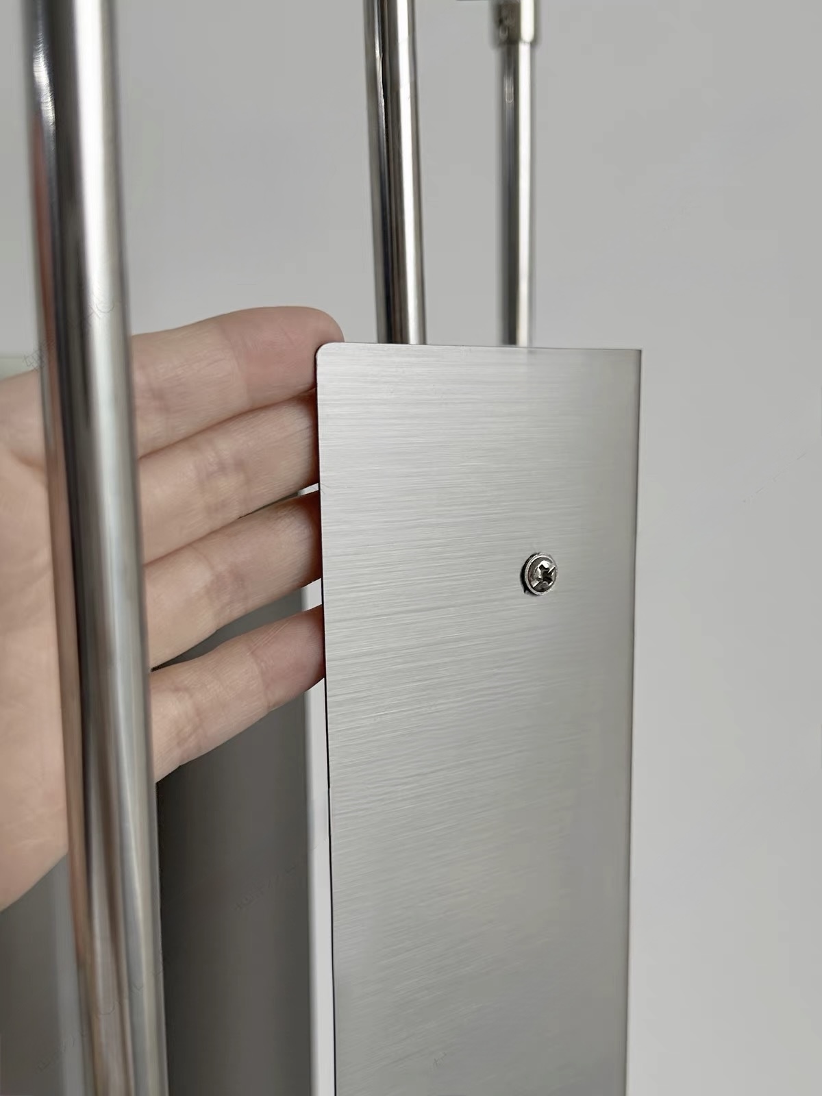 Meridian Stainless Floor Lamp — view 3