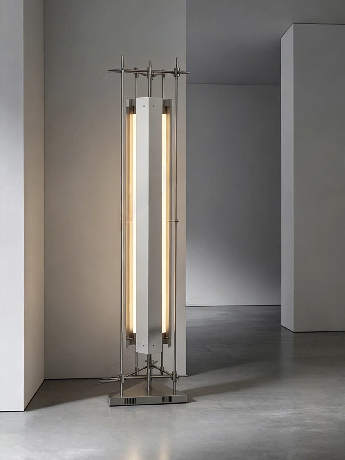 Meridian Stainless Floor Lamp — view 4