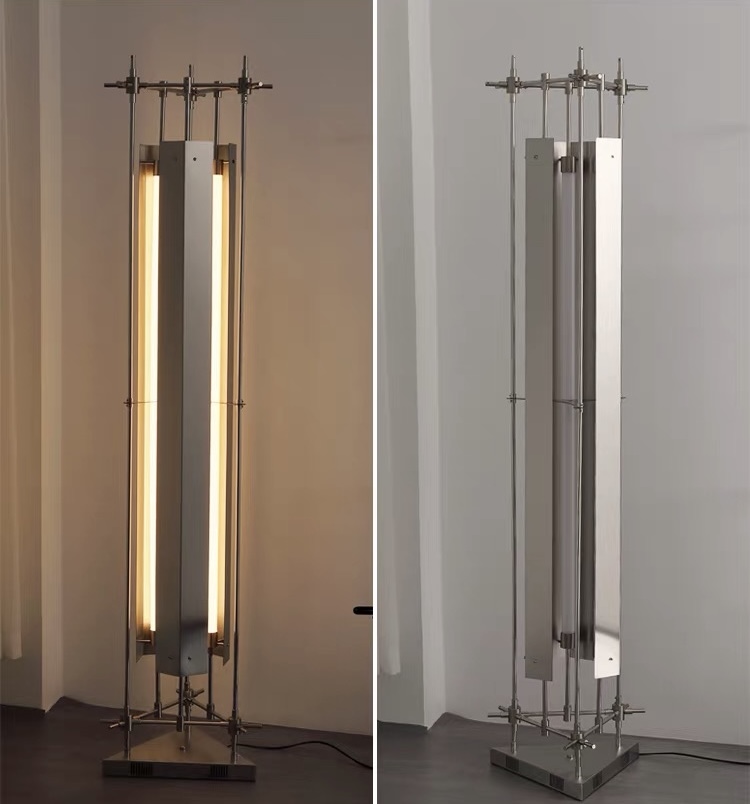 Meridian Stainless Floor Lamp — view 8