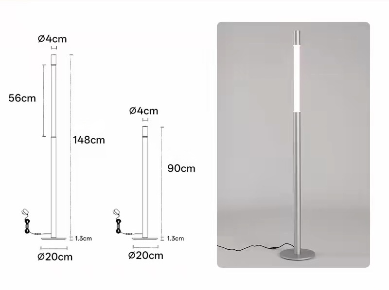 Slide Bauhaus Floor Lamp — view 4